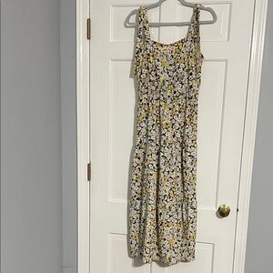 Sanctuary Yellow and Black Floral Maxi Dress